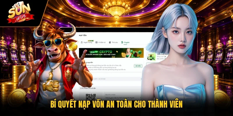 Bí quyết nạp vốn an toàn cho thành viên