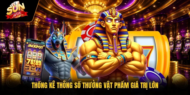 Thống kê thông số thưởng vật phẩm giá trị lớn